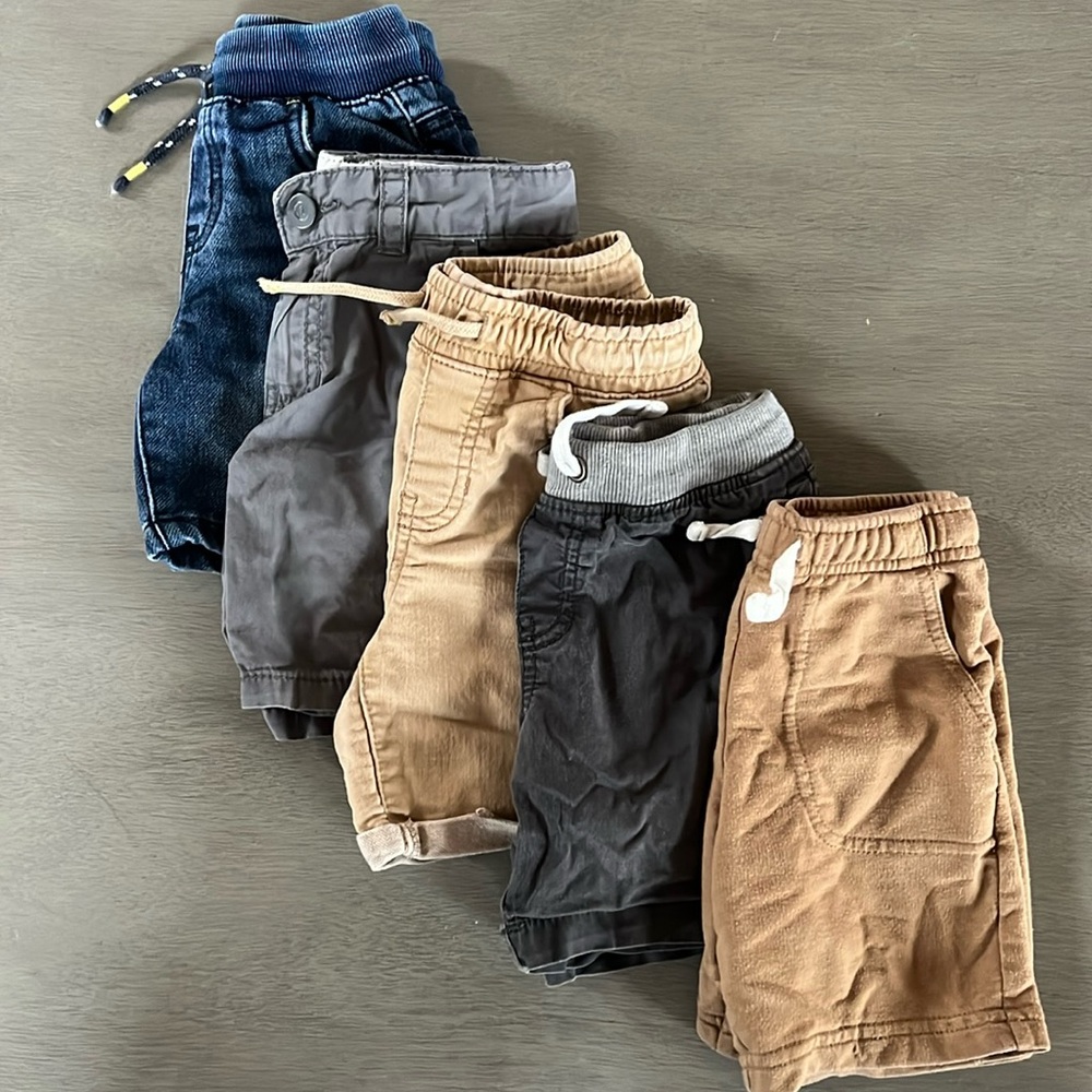 Cat&Jack 4T toddler shorts 5 pairs